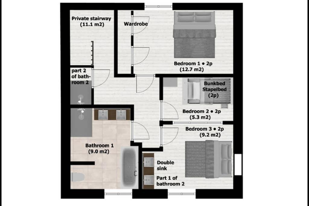 Authentic Stays - 6P-Maisonette Eijsden Esterno foto